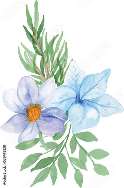 Obraz Simple Flower Watercolor