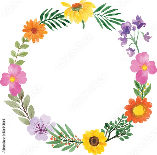 Obraz Simple Flower Watercolor