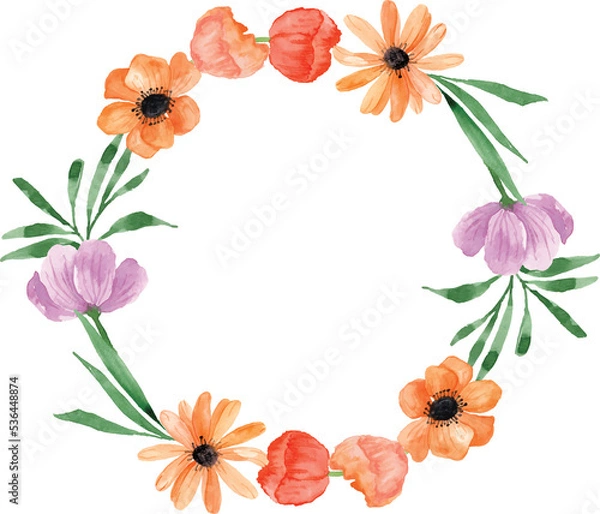 Obraz Simple Flower Watercolor