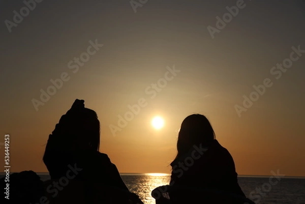 Obraz sunset at the beach