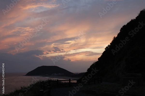 Obraz sunset over the sea