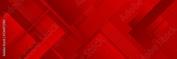 Fototapeta Modern red abstract web banner background creative design