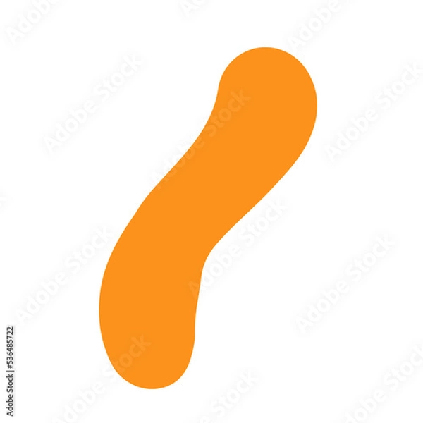 Fototapeta Colorful ribbon illustration for design element and ornament