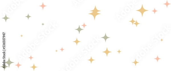 Obraz Star sparkle Colourful element.