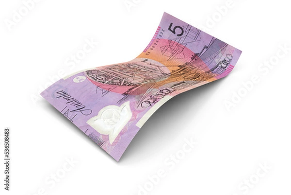 Fototapeta 5 Australian Dollars Note II