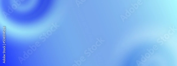 Fototapeta Abstract blue background with waves and style swirl for banner