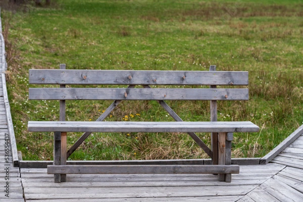 Fototapeta Sumava protected landscape area in the Czech Republic in Europe. Area Chalupska slat - forests, meadows, path to slat.