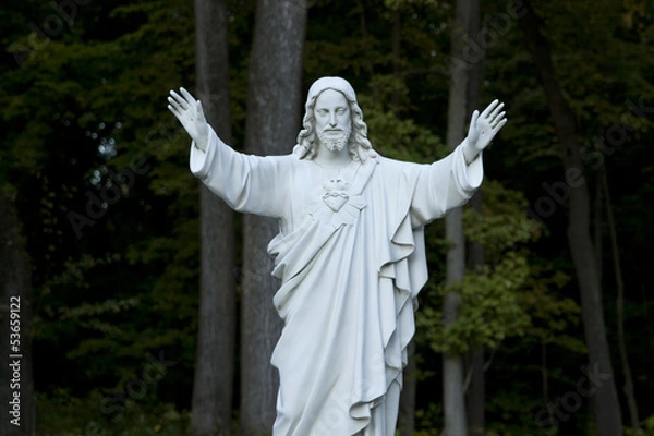 Obraz Marble monument sculpture of Jesus