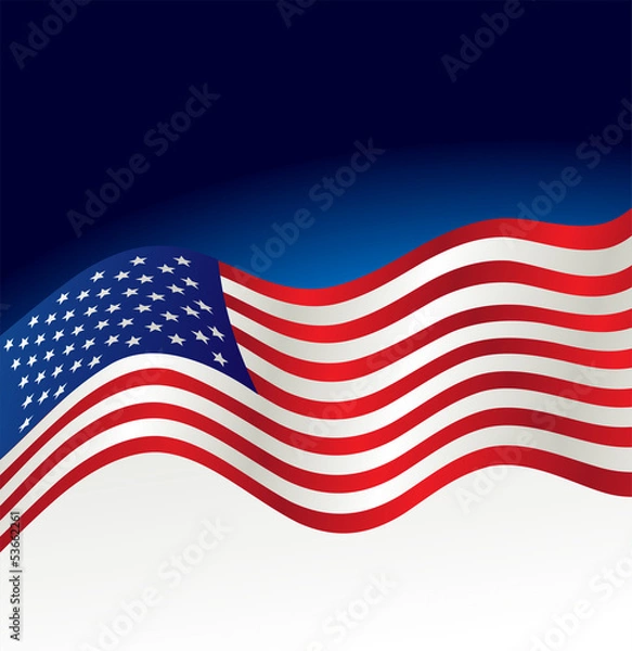 Fototapeta American flag background