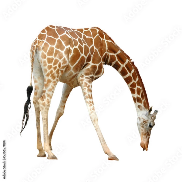 Obraz giraffe isolated