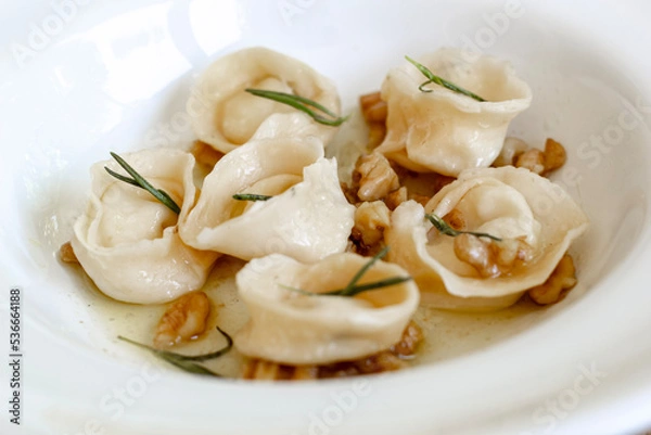 Obraz dumplings with meat