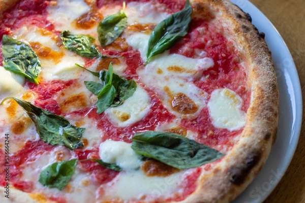 Obraz pizza with salami