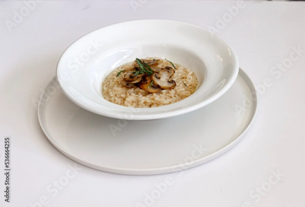 Obraz rice pudding with cinnamon