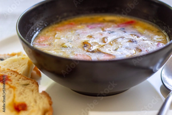 Obraz soup with meat