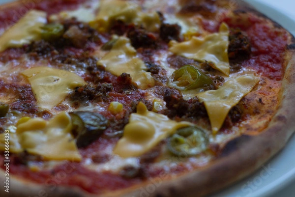 Obraz close up of pizza