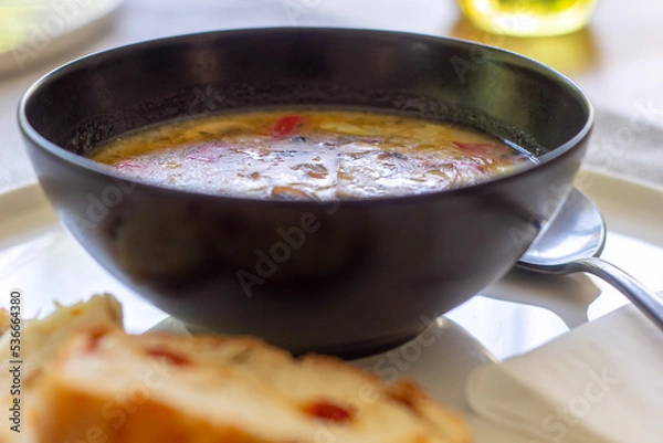 Obraz soup with meat