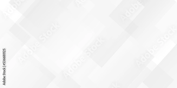 Fototapeta White paper texture and white and gray decorative web layout or poster, banner. White grey background vector design. Space design concept. 