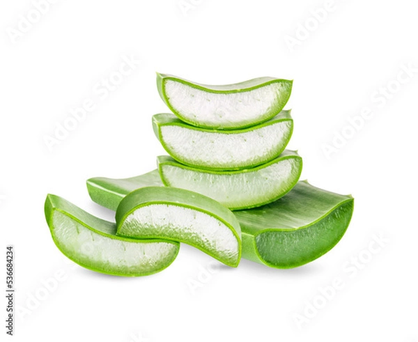 Fototapeta Aloe Vera isolated on transparent background. (.PNG)