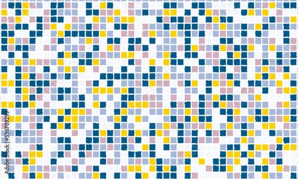Obraz seamless pattern mosaic pattern in pastel colors