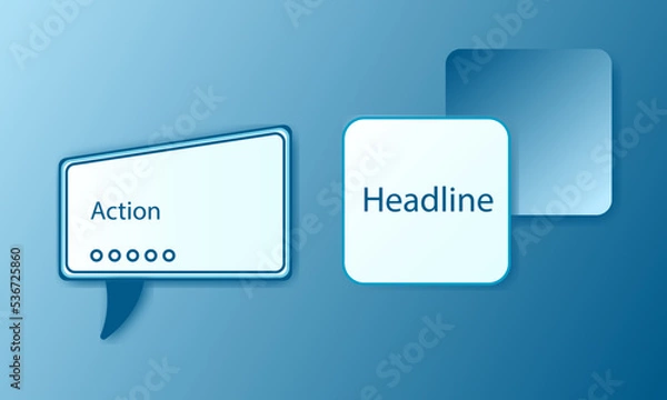 Obraz background with big space for headline and call to action