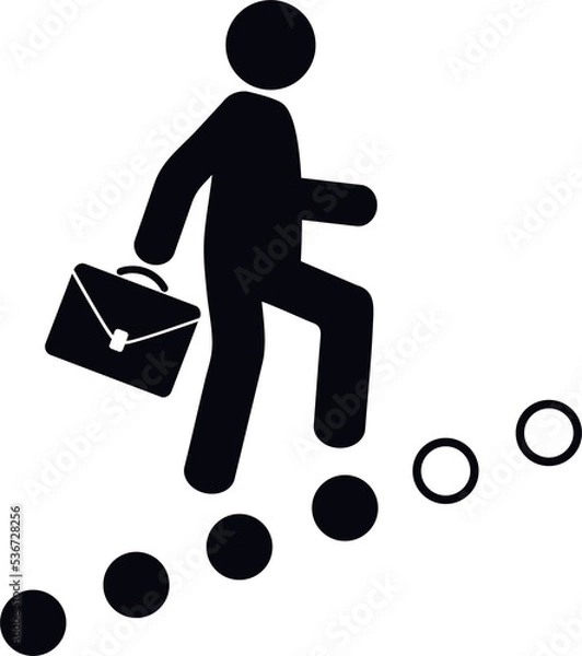 Obraz icon career ladder