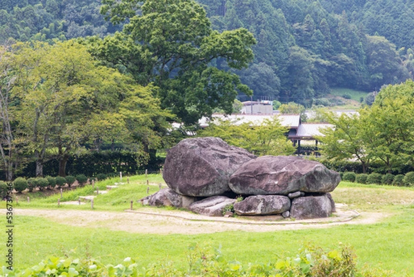 Fototapeta 奈良の明日香村、石舞台古墳