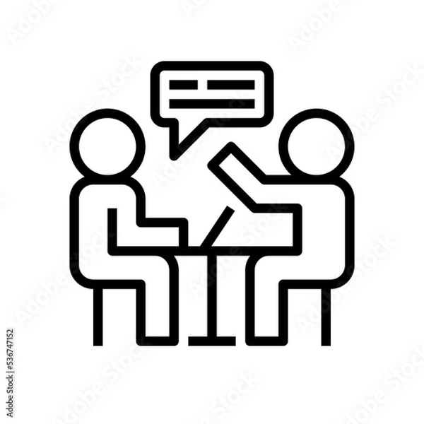 Obraz man and person with a laptop for logo business