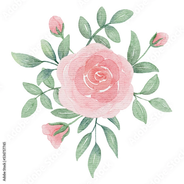 Obraz bouquet watercolor