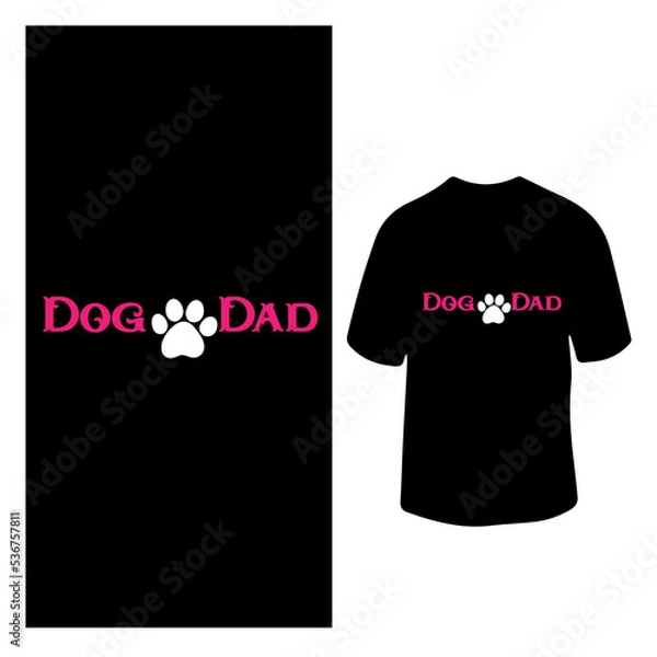 Fototapeta Dog T-shirt