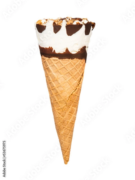 Fototapeta gelato cornetto