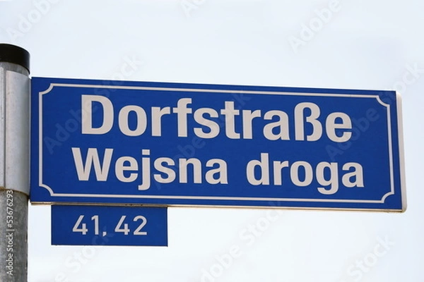 Obraz Dorfstraße