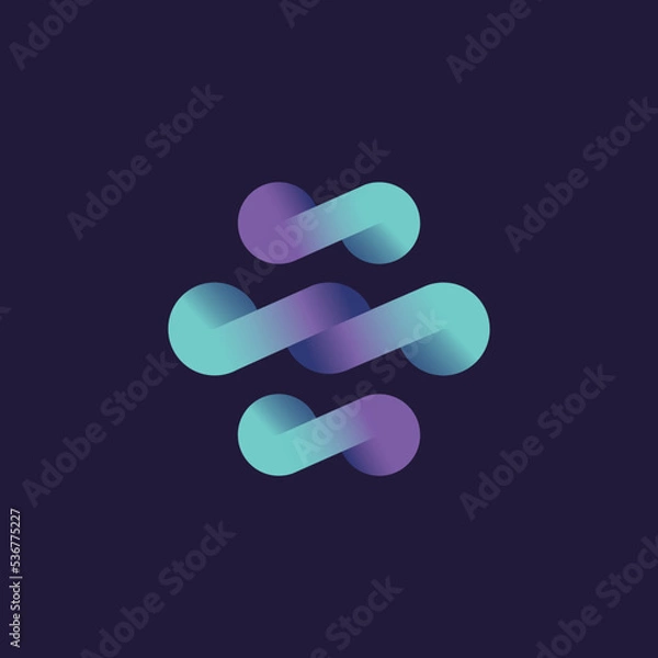 Obraz abstract logo design illustration vector template