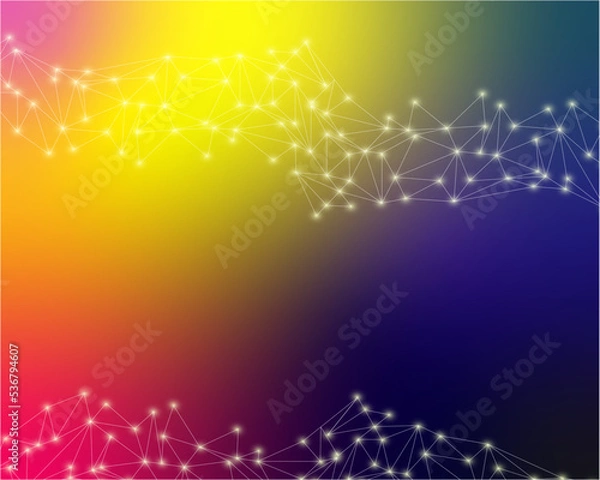 Fototapeta gradient vector network background

