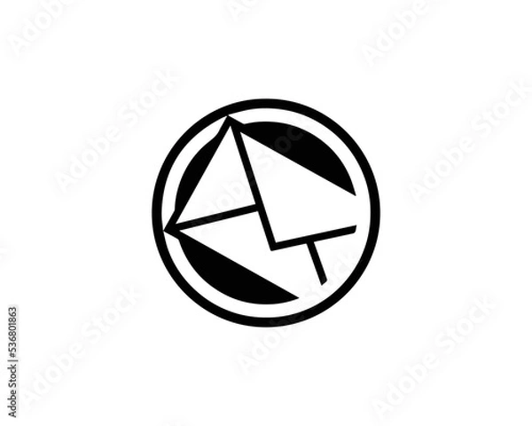Obraz Email vector line icon design 