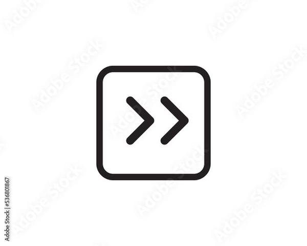 Obraz Fast vector line icon design 