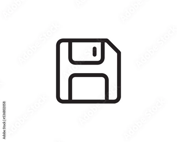 Obraz RECORDED modern vector icon design