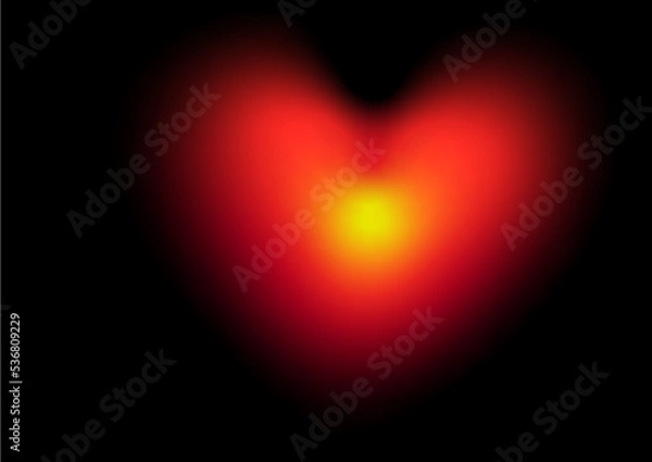 Fototapeta red heart background vector 