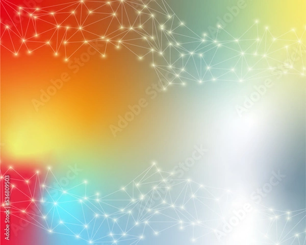 Fototapeta abstract vector background with stars