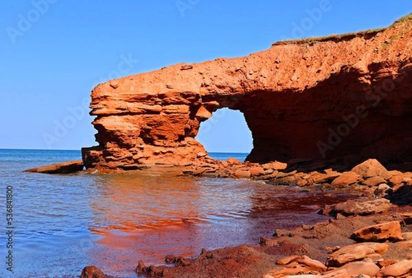 Obraz Cavendish Beach in Prince Edward Island National Park (Prince Edward Island, Canada)