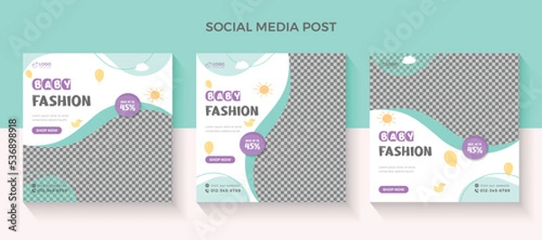 Obraz social media promotion, post banner,
fashion template, social media banner, social post, social template, sale banner
