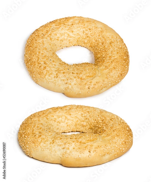 Fototapeta White isolated Bread