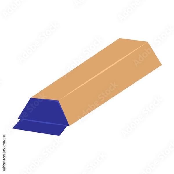 Obraz Gymnastics sectional balance beam vector illustration.