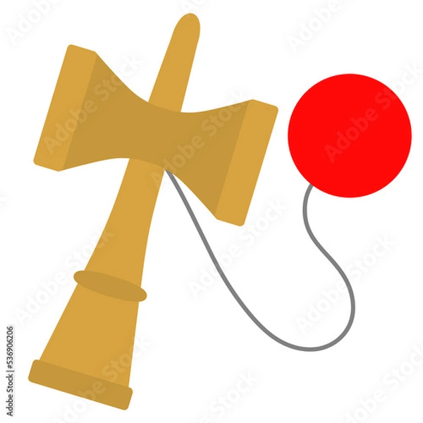 Obraz けん玉　日本　イラスト