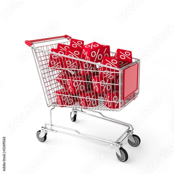 Obraz Einkaufswagen