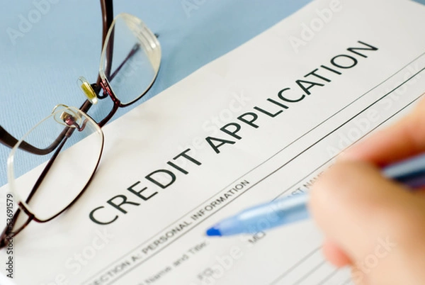 Fototapeta credit application form