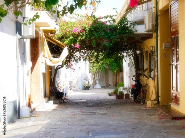 Obraz Einkaufsstrasse in Kos