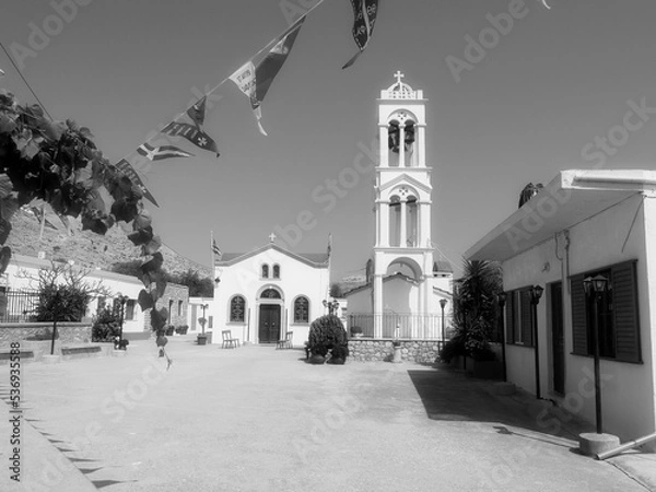 Obraz Eine Kirche auf Pserimos