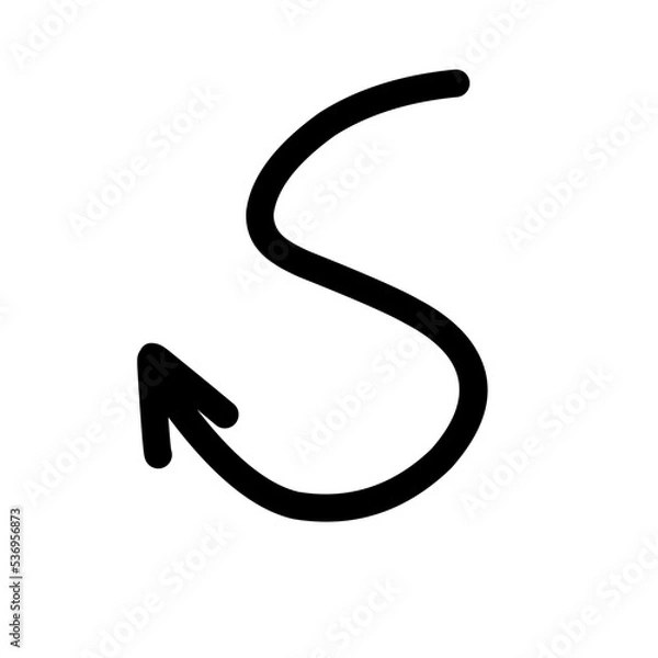 Obraz hand drawn arrows