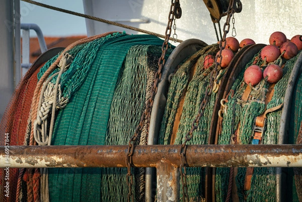 Obraz fishing nets and ropes