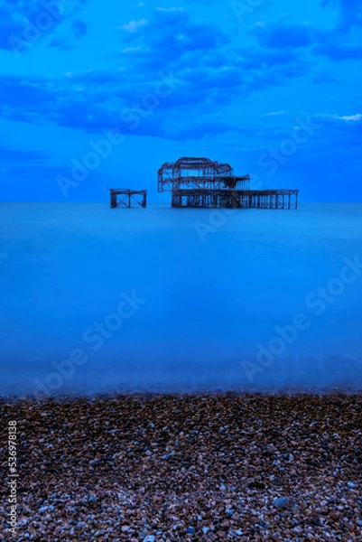 Obraz West Pier Brighton before Dawn